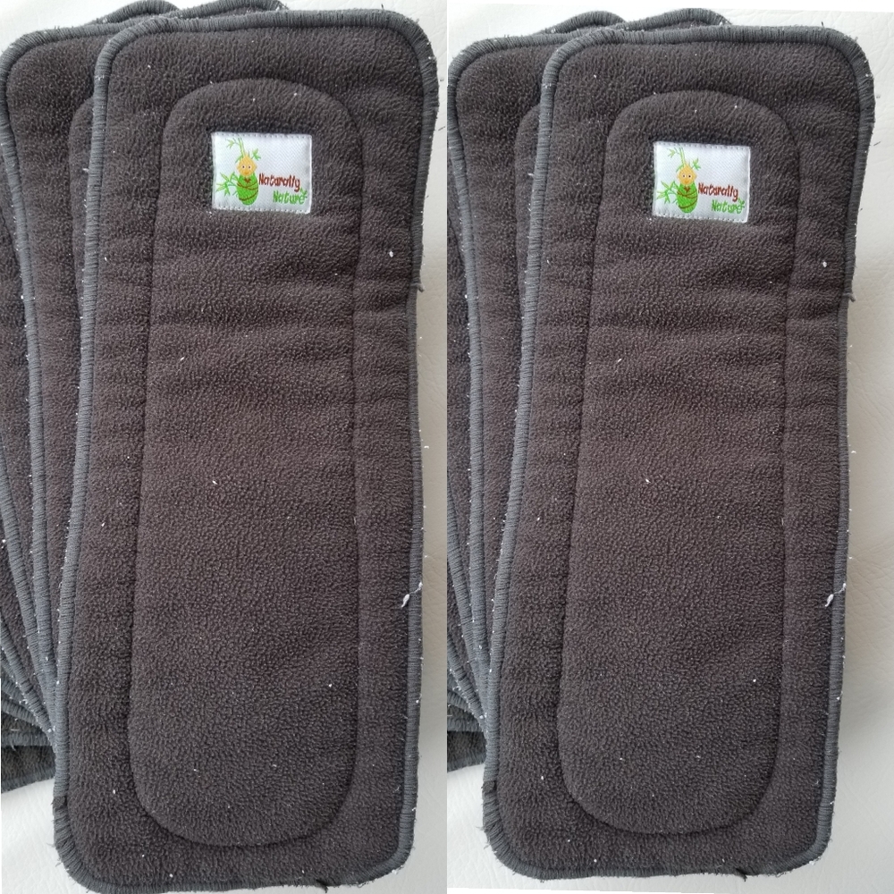 Naturally Nature charcoal cloth diaper inserts (9)